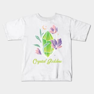 Crystal Goddess Kids T-Shirt